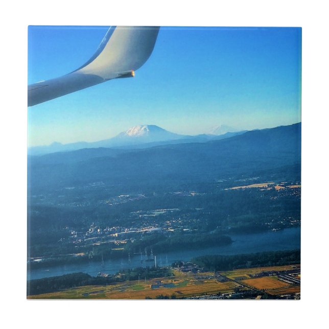 Azulejo Monte St. Helens, Washington (Frente)