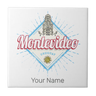 Azulejo Montevideo City Uruguay Palacio Salvo Souvenir