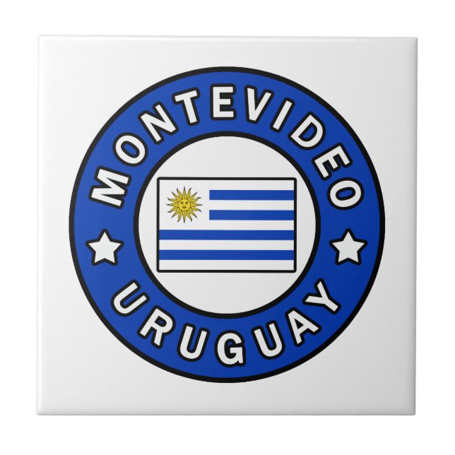 Azulejo Montevideo Uruguay (Frente)