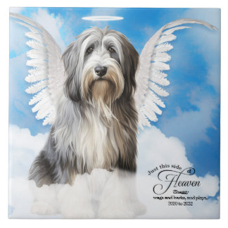 Azulejo Monumento al Mascota personalizado del perro de pe