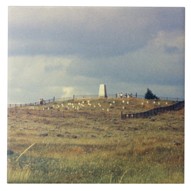 Azulejo Monumento nacional del campo de batalla del Little (Frente)