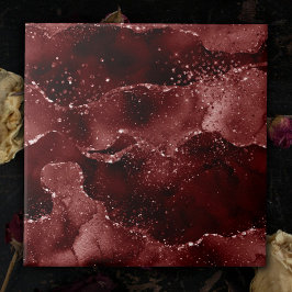 Azulejo Moody Agate | Henna Blood Red Garnet Jewel Tone