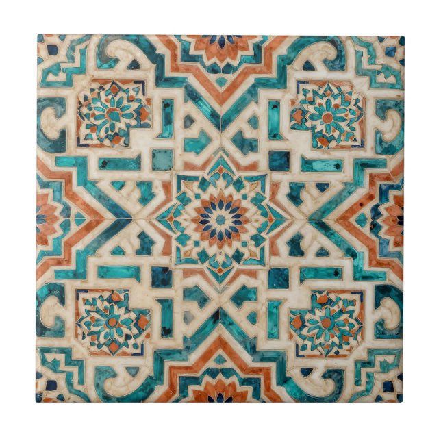 Azulejo Moroccan Mosaic Pattern (Frente)