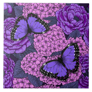 Azulejo Morpho garden azul 2