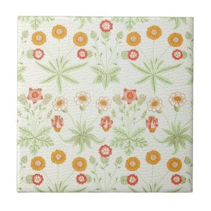Azulejo Morris Daisy, clásico patrón floral victoriano