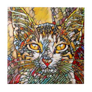 Azulejo Mosaic Multicolor Cat 697