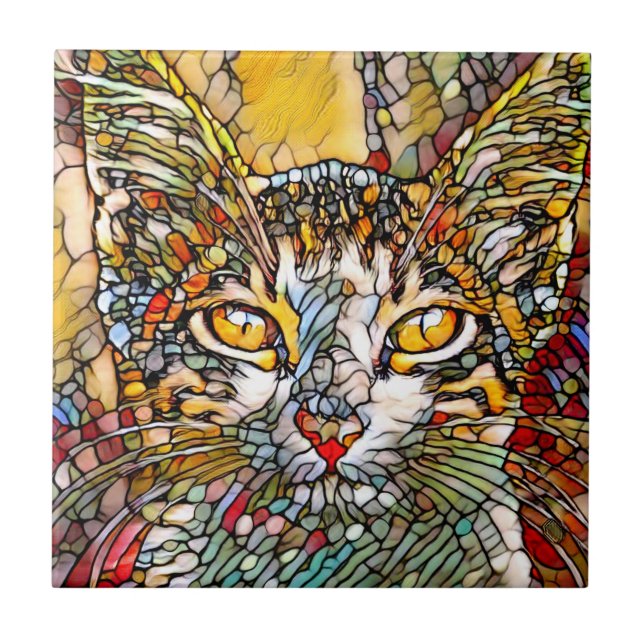 Azulejo Mosaic Multicolor Cat 697 (Frente)