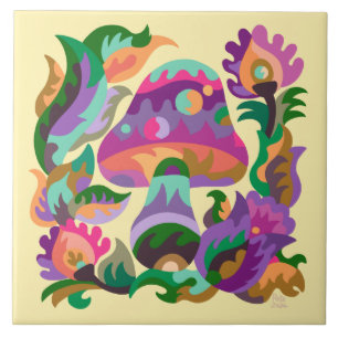 Azulejo Mosaico Arcoiris Magia Cerámica Tile