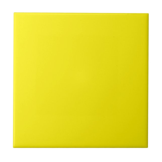 Azulejo Mosaico cerámico amarillo (Frente)