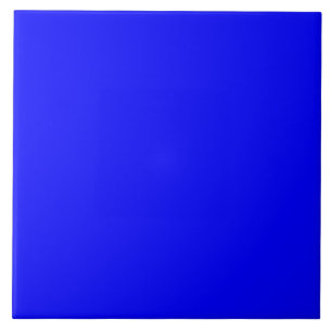 Azulejo Mosaico cerámico azul sólido de cielo nocturno mod