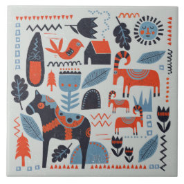 Azulejo Mosaico cerámico - Colección escandinava