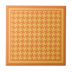 Azulejo Mosaico cerámico, control de dosel Naranja