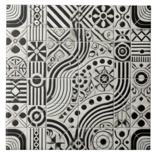 Azulejo Mosaico cerámico de flujo ininterrumpido