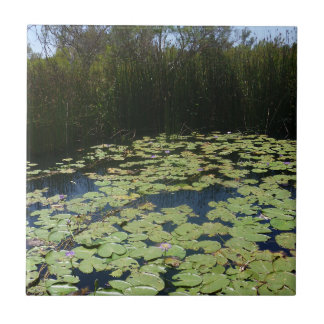 Azulejo Mosaico cerámico de Lily Pads