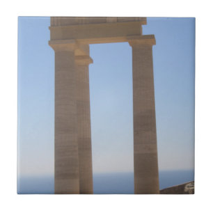 Azulejo Mosaico cerámico del templo griego