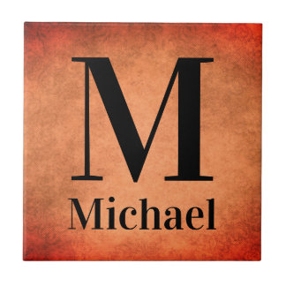 Azulejo Mosaico Cerámico Monogramado Personalizado