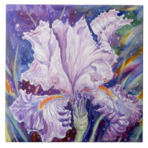 Mosaico cerámico "Night Iris"