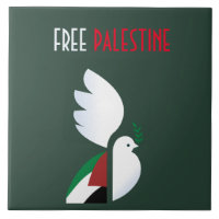 Mosaico cerámico palestino libre - Casa de arte po