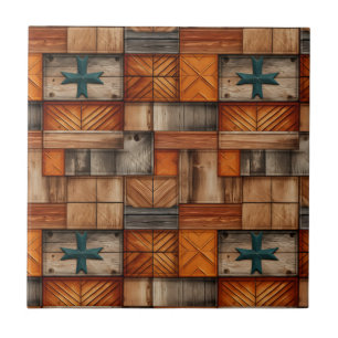 Azulejo Mosaico cerámico retro occidental