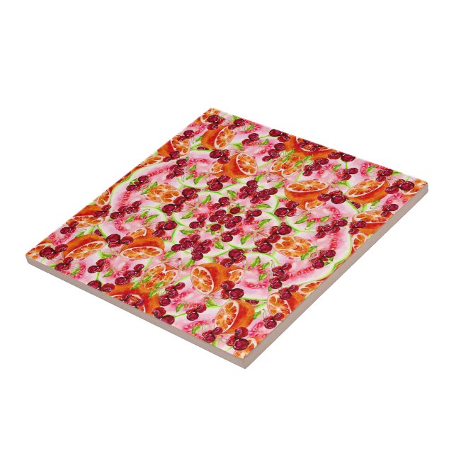 Azulejo Mosaico cerámico TROPICAL FRUTO (Lado)