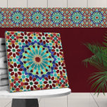 Azulejo Mosaico colorido tradicional marroquí<br><div class="desc">Mosaico colorido tradicional marroquí</div>