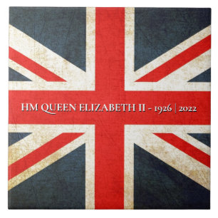 Azulejo Mosaico conmemorativo de la Unión Británica Grunge
