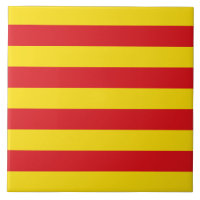 Mosaico de bandera de Cataluña