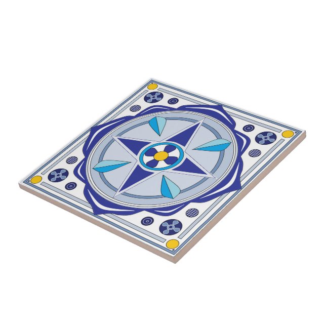 Azulejo Mosaico de cerámica de estilo italiano (Lado)