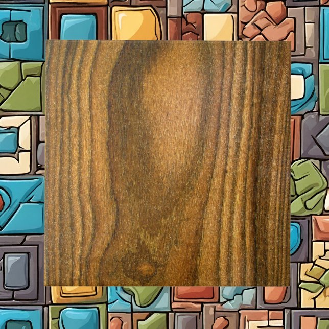 Azulejo mosaico de cerámica de patrón de madera faux fresc (Subido por el creador)