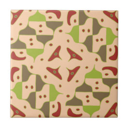 Azulejo Mosaico de cerámica gráfico moderno Boho Retro