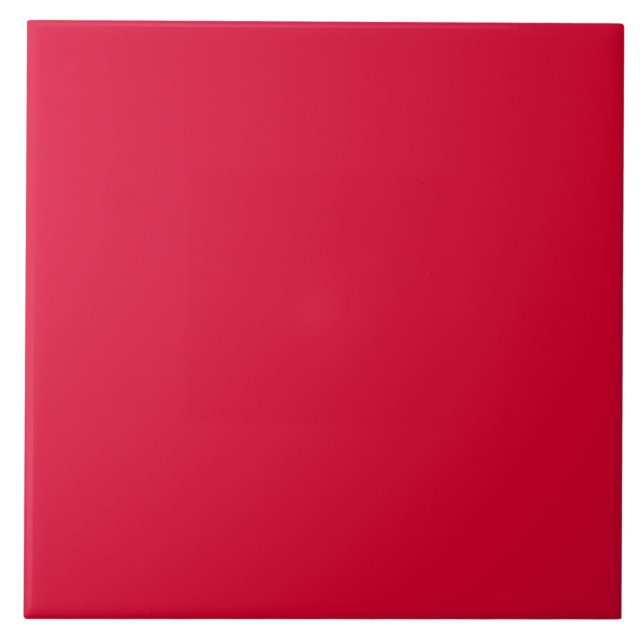 Azulejo Mosaico De Cerámica Roja Crimson. (Frente)