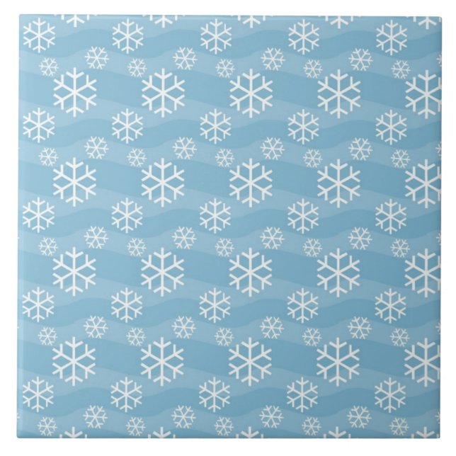 Azulejo mosaico de copas de nieve (Frente)