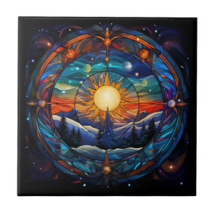 Azulejo Mosaico de escape celeste