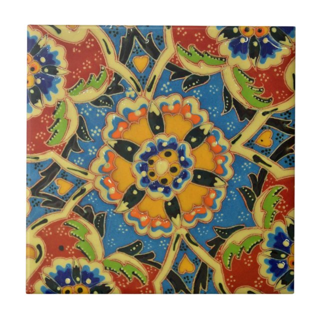 Azulejo Mosaico de flores (Frente)