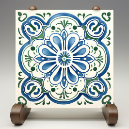 Azulejo Mosaico de impresión cerámica de Azure