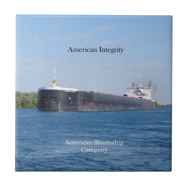 Azulejo mosaico de integridad estadounidense (Frente)