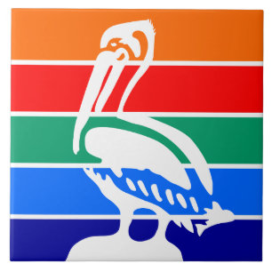 Azulejo Mosaico de la bandera de San Petersburgo