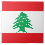 Azulejo Mosaico de la bandera libanesa<br><div class="desc">Añada un toque de cultura libanesa a su hogar o decoración de oficina con nuestra exclusiva baldosa con la bandera del Líbano. Esta baldosa, elaborada con meticulosa atención a los detalles, no es sólo un objeto decorativo; es una celebración de la rica herencia y la vibrante identidad del Líbano. El...</div>