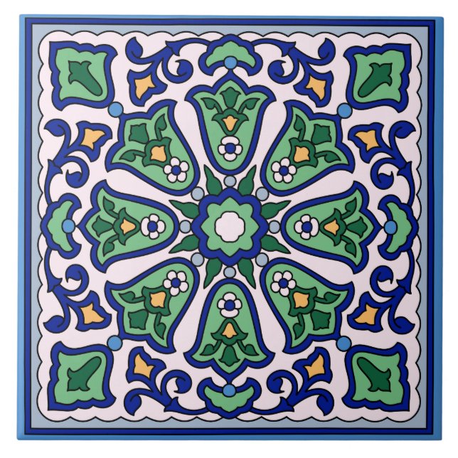 Azulejo Mosaico de la Isla Catalina (Frente)