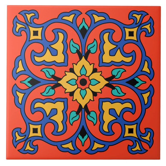 Azulejo Mosaico de la Isla Catalina (Frente)