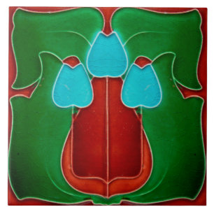 Azulejo Mosaico de la pared de la chimenea de cerámica Art