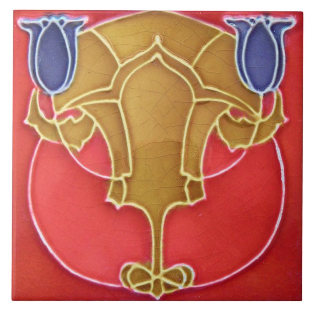 Azulejo Mosaico de la pared de la chimenea de cerámica Art (Frente)