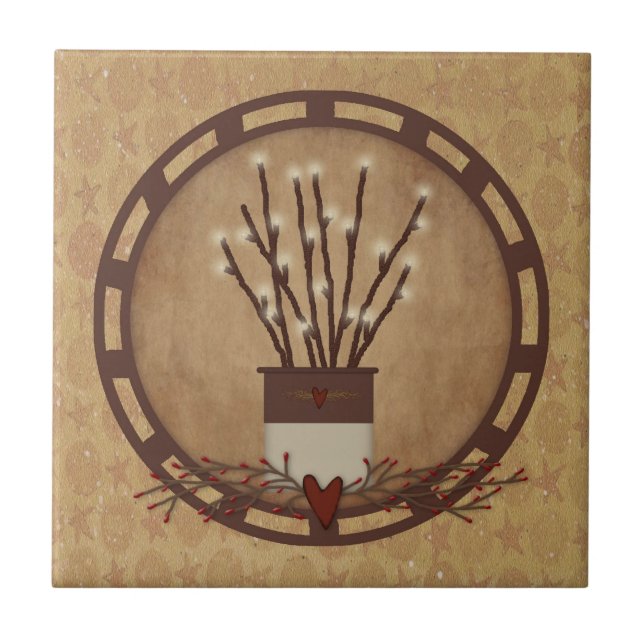 Azulejo Mosaico de luces de rama (Frente)