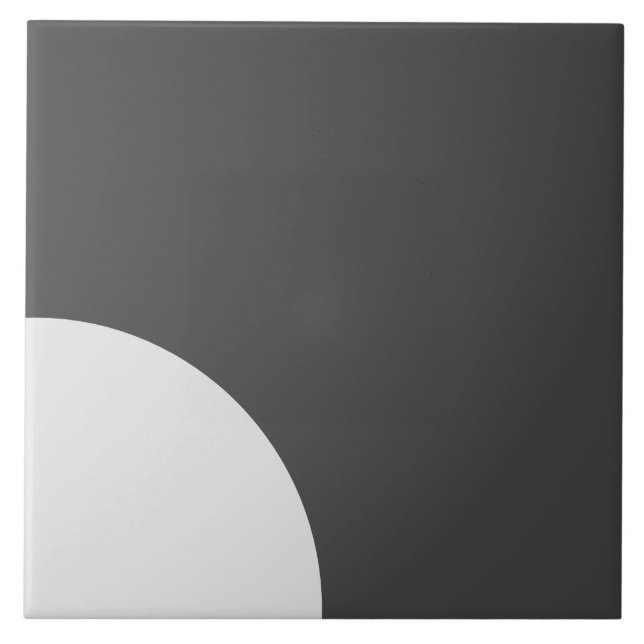 Azulejo Mosaico de patrón de círculo de cuarto (Frente)