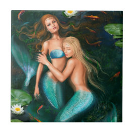 Azulejo Mosaico de sirenas decorativas cerámicas