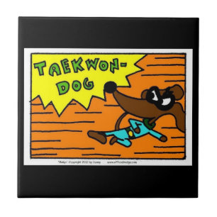 Azulejo Mosaico de TAEKWON-PERRO