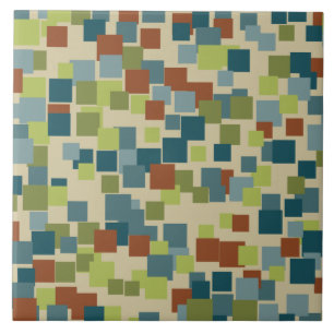 Azulejo Mosaico de trívet de cocina retro