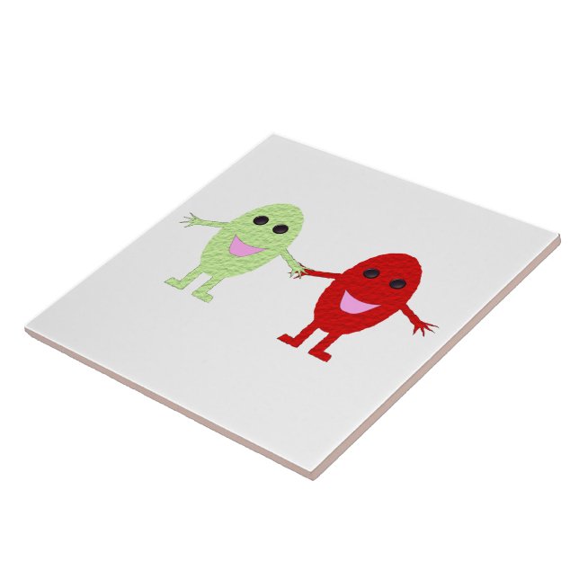 Azulejo Mosaico de uvas de amistad (Lado)