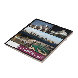 Azulejo mosaico de zQA010 de DOHA, Qatar, Asia,