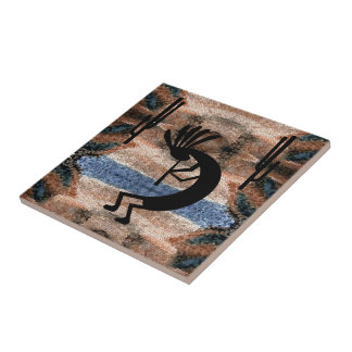 Azulejo Mosaico del desierto del suroeste de Kokopelli